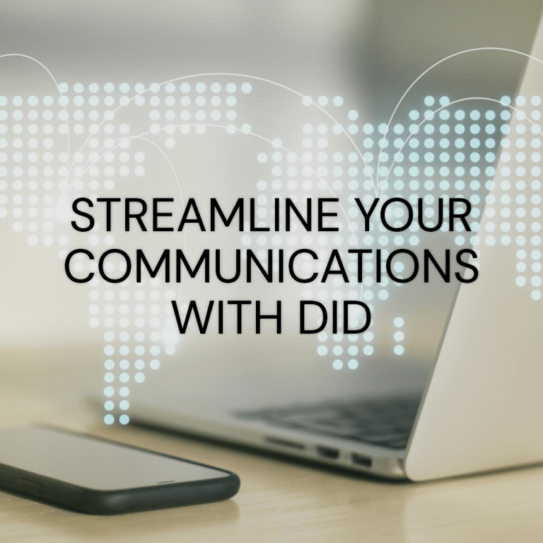 A representation of Direct Inward Dialing (DID) in Telecommunications."