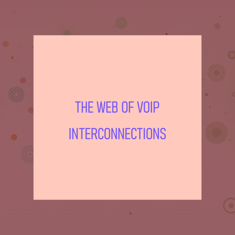 VoIP wholesale interconnection network diagram