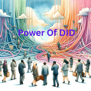 A vibrant image depicting various elements of Direct Inward Dialing (DID) in telecommunications.
