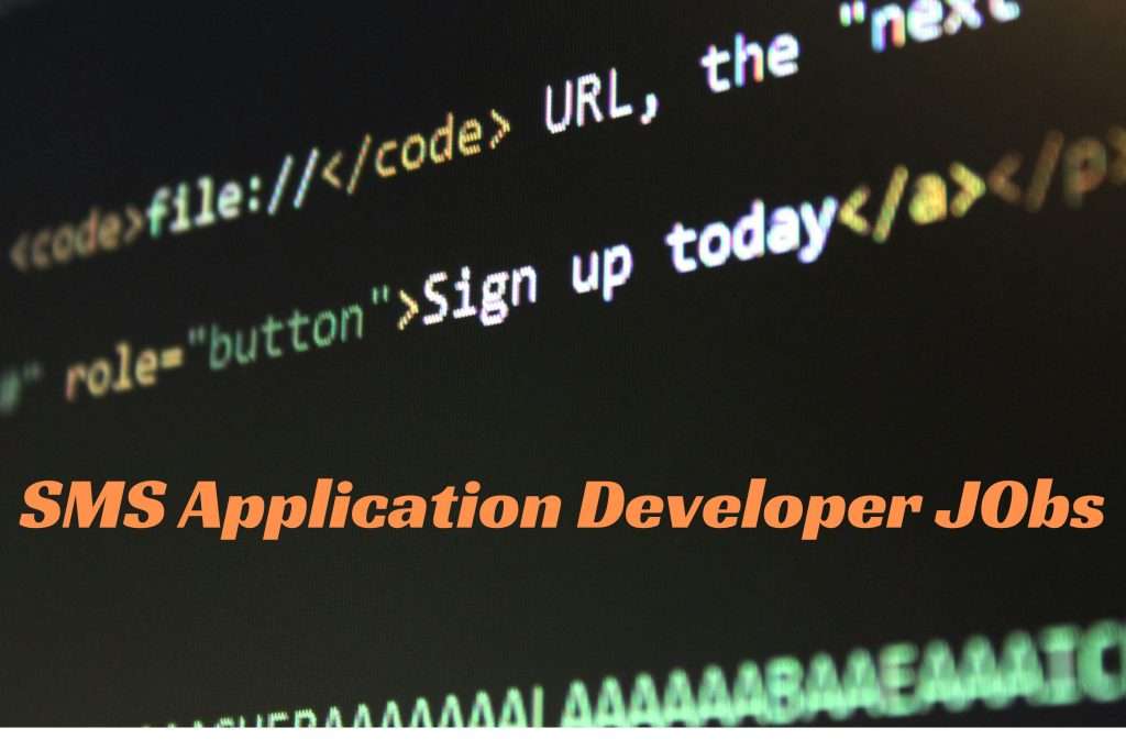 SMS Application Developer jobs Title image