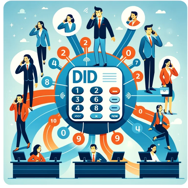 "Illustration of Enhanced Customer Experience Through Direct Inward Dialing