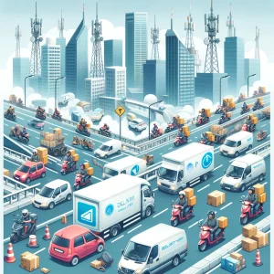 Illustration of common challenges in A2P messaging, highlighting delivery issues, regulatory compliance, scalability concerns, and security risks.