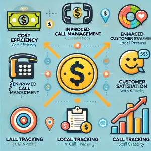 Business phone system with Direct Inward Dialing (DID) setup