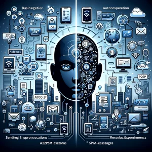 A2P vs. P2P SMS communication