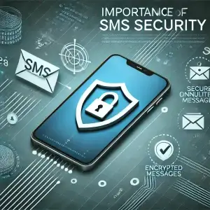 Illustration of SMS Security Tips