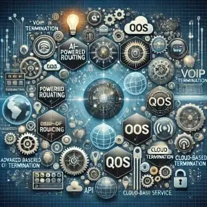Illustration depicting current and future trends in VoIP termination.