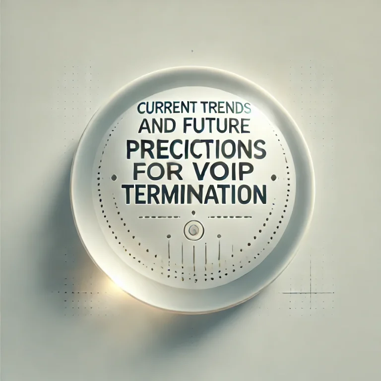 Illustration depicting current and future trends in VoIP termination.